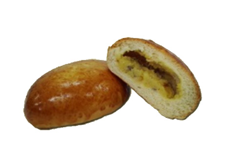 Пирожок Юрасовский с картошкой и печенкой